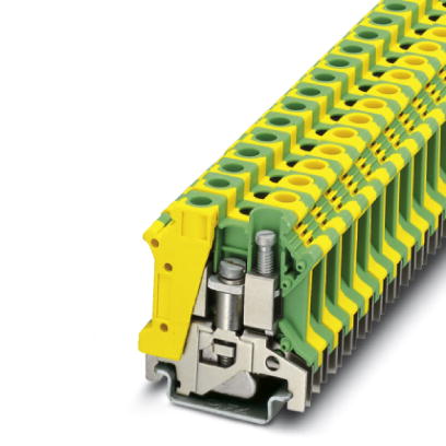 USLKG 10 N    Ground modular terminal block, Type of connection: Screw connection, Screw connection,