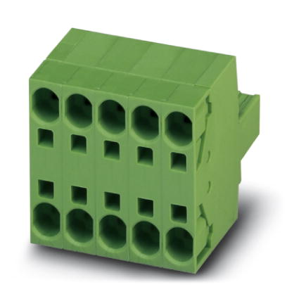 TSPC 5/ 3-ST-7,62    Plug component, Nominal current: 41 A, Nom. voltage: 1000 V, Pitch: 7.62 mm, Number of positions: 3, Connection type: Spring-cage