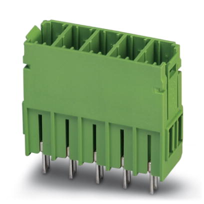 PCV 5/ 2-G-7,62    Header, Nominal current: 41 A, Nom. voltage: 500 V, Pitch: 7.62 mm, Number of positions: 2, Color: green, Assembly: Soldering