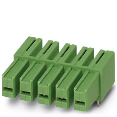 IPC 5/ 2-G-7,62    Header, Nominal current: 41 A, Nom. voltage: 630 V, Pitch: 7.62 mm, Number of positions: 2, Color: green, Assembly: Soldering