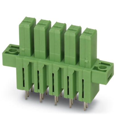 IPCV 5/ 2-GF-7,62    Header, Nominal current: 41 A, Nom. voltage: 630 V, Pitch: 7.62 mm, Number of positions: 2, Color: green, Assembly: Soldering