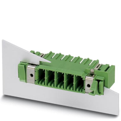 DFK-PC 5/ 4-GF-7,62    Header, Nominal current: 41 A, Nom. voltage: 500 V, Pitch: 7.62 mm, Number of positions: 4, Color: green, Assembly: Soldering