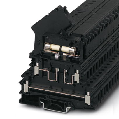 UKK 5-HESILED 24 (5X20)    2-level terminal block for cartridge fuse insert 5 x 20, with screw conne