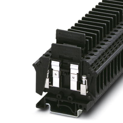 UK-SI    Fuse terminal block for cartridge fuse inserts 5 x 20 and 5 x 25, cross section: 0.2 - 4 mm
