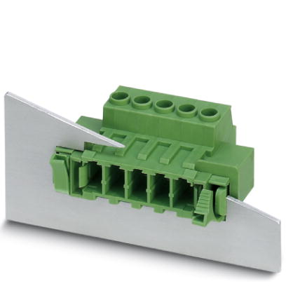 DFK-PC 5/ 2-ST-7,62    Plug component, Nominal current: 41 A, Nom. voltage: 1000 V, Pitch: 7.62 mm, Number of positions: 2, Connection type: Screw con