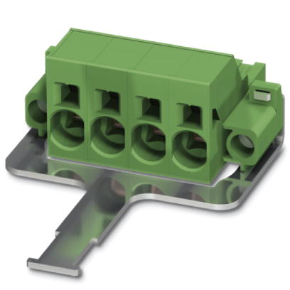 SPC 16/ 4-STF-SH-10,16    Plug component, Nominal current: 76 A, Nom. voltage: 1000 V, Pitch: 10.16 mm, Number of positions: 4, Connection type: Sprin