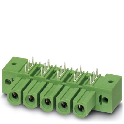 IPC 16/ 2-GFU-10,16    Header, Nominal current: 76 A, Nom. voltage: 1000 V, Pitch: 10.16 mm, Number of positions: 2, Color: green, Assembly: Soldering