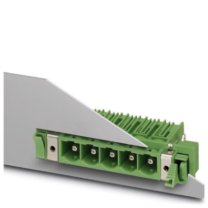 DFK-PC 6-16/ 8-GF-SH-10,16    Header, Nominal current: 76 A, Nom. voltage: 1000 V, Pitch: 10.16 mm, Number of positions: 8, Color: green, Assembly: So