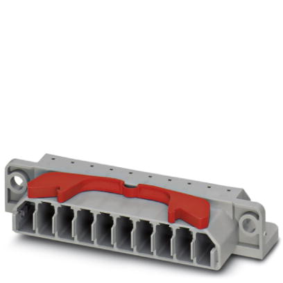 HCC 4-MC    Plug, Type of connection: Crimp connection, Crimp connection, Width: 92 mm, Height: 17 mm, Color: gray, Mounting type: Direct screw connec