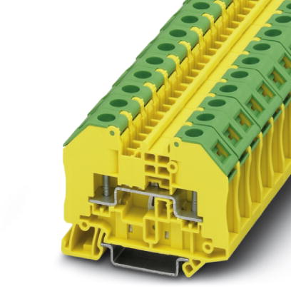 RT 3-PE    Ground terminal block with bolt connection, cross section 0.1 - 2.5 mm^2, AWG: 26 - 14, w