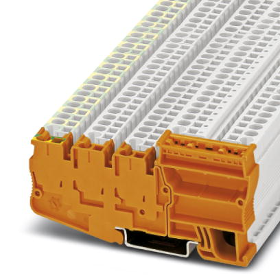 STIO-IN 2,5/4-PE OG    Power terminal block, Type of connection: Spring-cage connection, Cross secti
