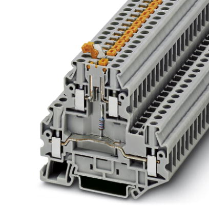 UTTB 4-MT P/P LA 24 RD/O-U    Double-level terminal block, Type of connection: Screw connection, Scr