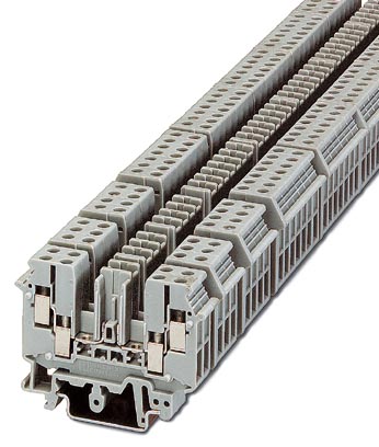 UDK-RELG 2    Basic termination blocks with test connection on both sides and double connections with the same potential for NS 32 and NS 35/7,5 DIN r