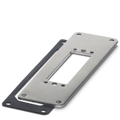 HC-B 16-ADP-VC-1    Adapter plates 2 mm thick, for panel cutouts of HC-B 16 size, including 1.5 mm flat gasket, size 1