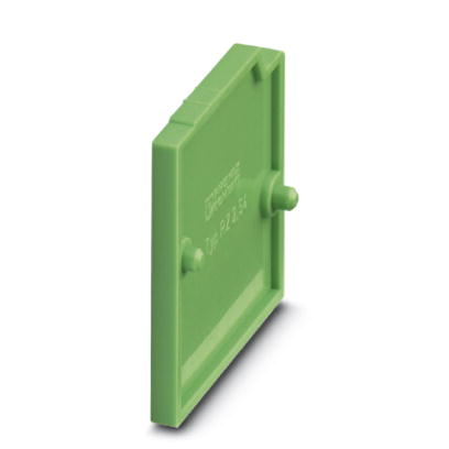 RZ 2,54    Pitch spacer, raises the pitch by 2.54 mm, interlocks with terminal block of the same shape, color: green