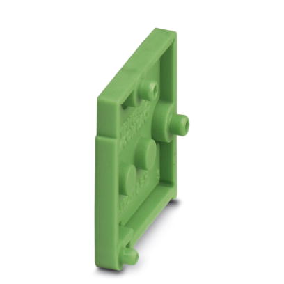 RZ 2,5-FRONT 2,5 H    Pitch spacer, raises the pitch by 2.5 mm, interlocks with terminal block of the same shape, color: green
