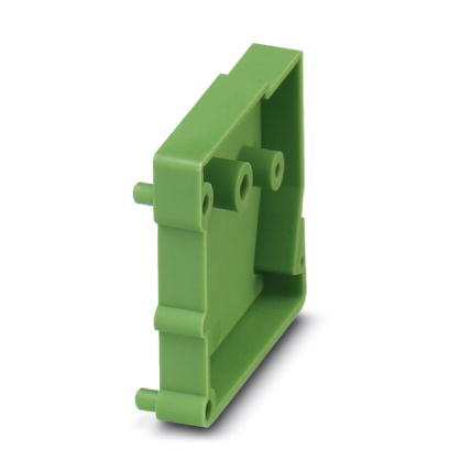 RZ 5,08-FRONT 4-H-7,62    Pitch spacer, raises the pitch by 5.08 mm, interlocks with terminal block of the same shape, color: green