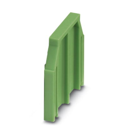 RZ-KDS 4    Pitch spacer, raises the pitch by 2.5 mm, interlocks with terminal block of the same shape, color: green