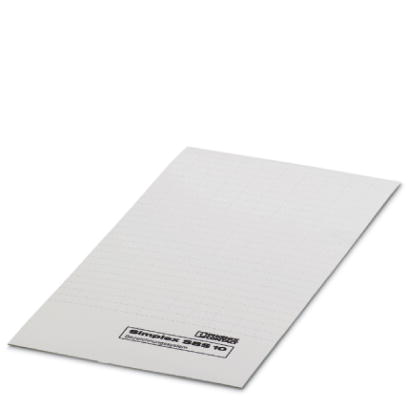SBS10:UNBEDRUCKT    Marker cards, unprinted, for individual labeling with the M-PEN, 250-section, perforated, white plastic
