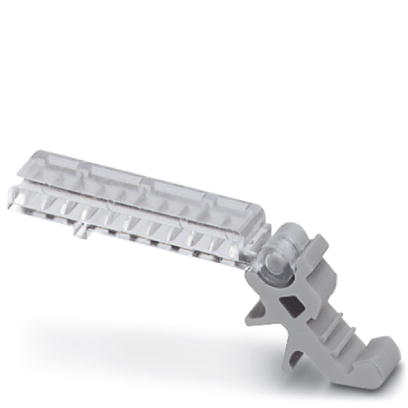 AK-DST/UK    Marker label, for marking groups of terminal blocks with the top marker groove at an angle of 45? e. g. UK terminal blocks, snaps into th