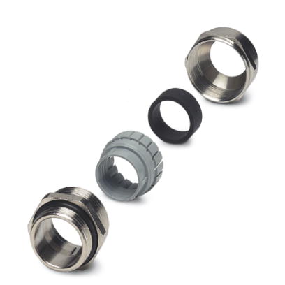 HC-M-KV-M40(27-34)    Metal screw connection up to 5 bar, thread length: 8 mm, cable diameter: 27 ... 34 mm, WAF 50, screw connection: M40