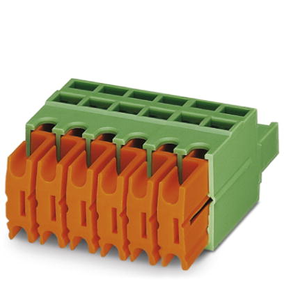 QC 1/ 2-ST-BUS    Plug component, Nominal current: 10 A, Nom. voltage: 500 V, Pitch: 5 mm, Number of positions: 2, Connection type: Insulation displac