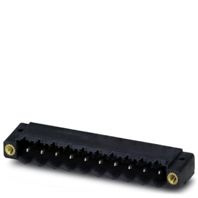 CC 2,5/ 7-GF-5,08 P26THR    Header, Nominal current: 12 A, Nom. voltage: 250 V, Pitch: 5.08 mm, Number of positions: 7, Color: black, Assembly: SMD/TH