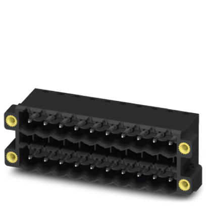 CCDN 2,5/ 6-G1F P26 THR    Header, Nominal current: 12 A, Nom. voltage: 320 V, Pitch: 5 mm, Number of positions: 6, Color: black, Assembly: Taped SMD/