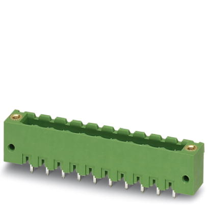 MSTBV 2,5/11-GF-5,08 AU    Header, Nominal current: 12 A, Nom. voltage: 250 V, Pitch: 5.08 mm, Number of positions: 11, Color: green, Assembly: Solder