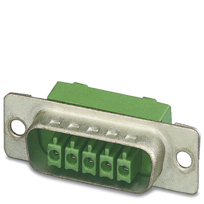 PSC 1,5/ 5-F    Plug component, Nominal current: 8 A, Nom. voltage: 250 V, Pitch: 3.5 mm, Number of positions: 5, Connection type: Screw connection, C