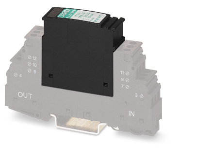 PT 2X1VA/S1-230AC-ST    Surge protection plug for base element, as device protection for terminal equipment, fault signaling in the plug. Design: 230