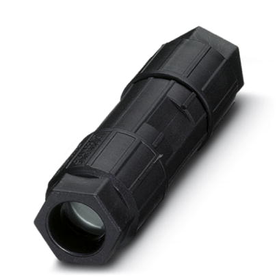 Q 0,75/4IDC/18-18KU-KU BK    QUICKON conductor connector, 4-pos., connection cross-section 0.34-0.75 mm?