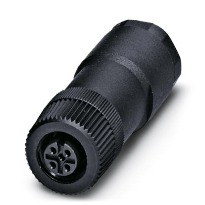 SACC-M12FS-5CON-PG11-DUO    Sensor/actuator connector, female, straight, 5-pos., M12, A-coded, screw connection, plastic knurl, cable screw connection