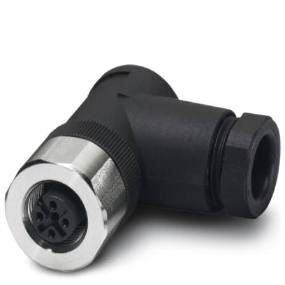 SACC-M12FR-5CON-PG 9-VA    Sensor/actuator connector, female, angled, 5-pos., M12, screw connection, high-grade steel knurl, cable screw connection PG