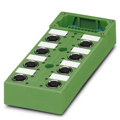 SACB-8/ 8-L-C GG SCO    Sensor/actuator box, with LED, header, pluggable connection and single-assigned slots without connector hood, slots 8