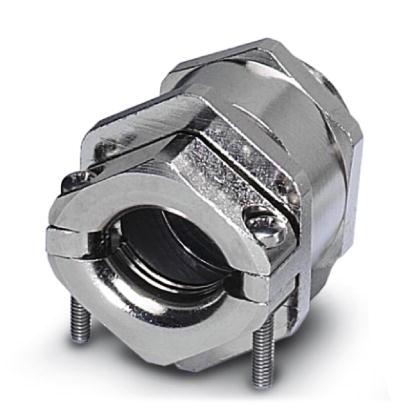 HC-M-KV-Z-M32    Metal screw connection with strain relief clamp, thread length: 8 mm, conductor range of resistance to ingress: 21 - 29 mm, WAF 40, s