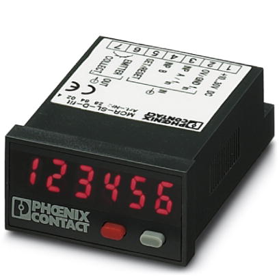 MCR-SL-D-FIT    MCR digital display, for measuring and displaying frequencies, pulses and times, 6-fig. display