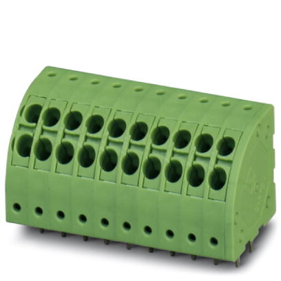PTDA 1,5/ 2-3,5    PC terminal block, Nominal current: 13.5 A, Nom. voltage: 200 V, Pitch: 3.5 mm, Number of positions: 2, Type of connection: Spring-
