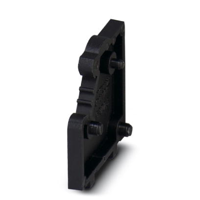 GRZ 2,5 V-EX    Flange plate, must be mounted at both sides for each terminal group or group of ten, color: black