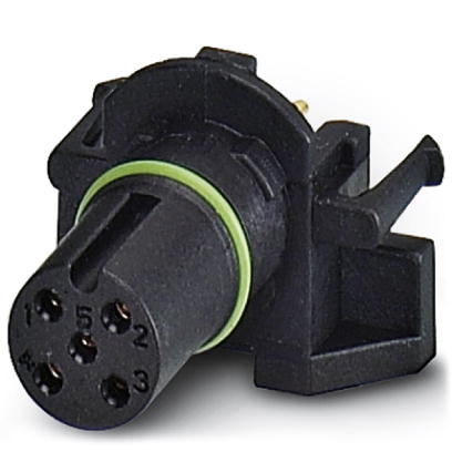 SACC-CI-M12FS-5CON-L180    Sensor/actuator flush-type socket, 5-pos., A-coded, with straight solder connection, only contact insert