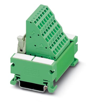 UM 45-FLKS20/ZFKDS    VARIOFACE module, with three-level spring-cage connection and flat-ribbon cabl