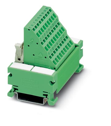 UM 45-FLKS26/ZFKDS    VARIOFACE module, with three-level spring-cage connection and flat-ribbon cabl