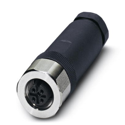 SACC-M12FS-5CON-PG 9-VA    Sensor/actuator connector, female, straight, 5-pos., M12, screw connection, high-grade steel knurl, cable screw connection
