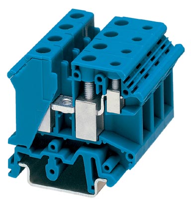 UK 10-PLUS BU    1-level terminal block with double connection on one side, cross section: 0.5 - 10