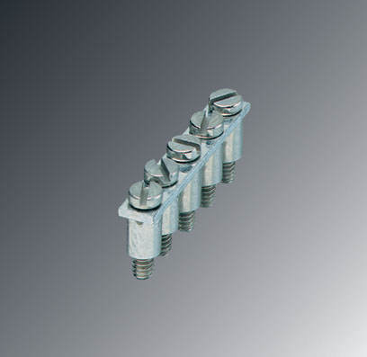 FBRN 5-4 N    Cross connector/jumper for modular terminal block, Number of positions: 5, Color: alum