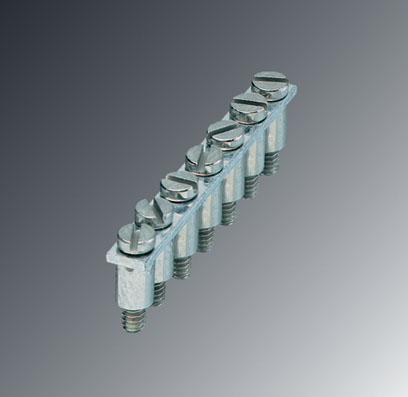 FBRN 7-4 N    Cross connector/jumper for modular terminal block, Number of positions: 7, Color: alum