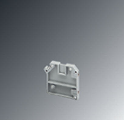 D-UK 3-MSTB-5,08-F    End cover for modular terminal blocks, Length: 39.3 mm, Width: 5.1 mm, Height: