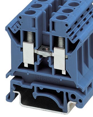 UK 6 N BU    Feed-through modular terminal block, Type of connection: Screw connection, Cross sectio