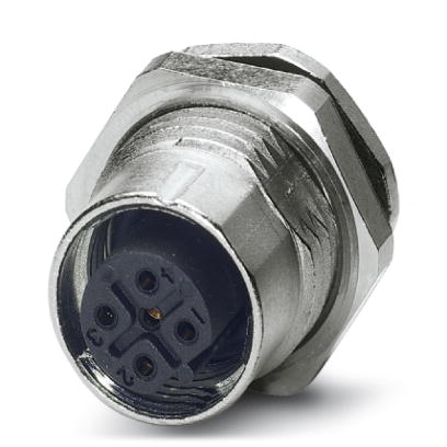 SACC-DSI-FSB-5CON-L180 SCO    Sensor/actuator flush-type socket, 5-pos., M12 SPEEDCON, B-coded, rear/screw mounting with Pg10 thread, with straight so