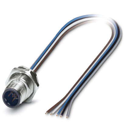 SACC-DSI-MSB-5CON-PG9/ 0,5 SCO    Sensor/actuator flush-type connector, 5-pos., M12 SPEEDCON, B-coded, rear/screw mounting with Pg11 thread, with 0.5